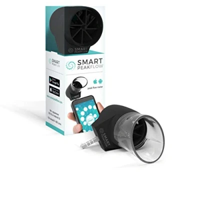 Imagen de Medidor de flujo máximo inteligente con Bluetooth y boquilla reutilizable dispositivo médico CE, no necesita baterías