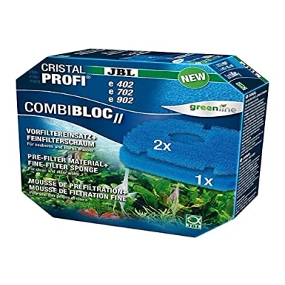 Imagen de JBL CombiBloc II CristalProfi e4/7/902, Kit de prefiltración y Espuma filtrante para Filtro e (02)