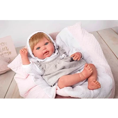 Imagen de ARIAS Reborn 45 CM Emma C/Manta Y Peluche C/Pelo