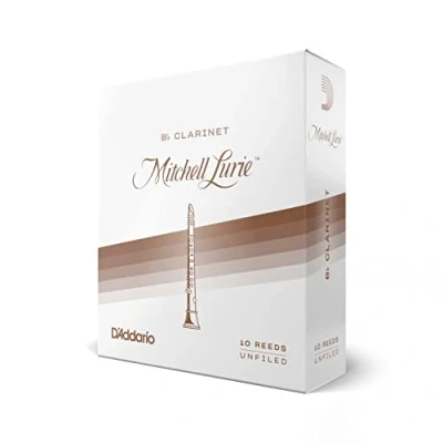 Imagen de Rico Mitchell Lurie 3.5 Strength Reeds for Bb Clarinet (Pack of 10)