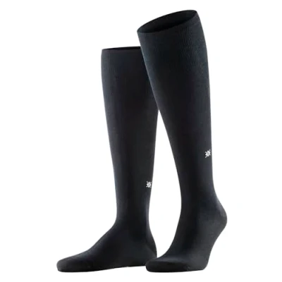 Imagen de Burlington Dublin M Kh algodón lisos 1 par, Calcetines largos Hombre, Negro Black 3000, 40 46