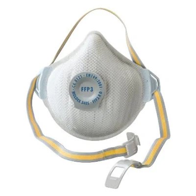 Imagen de Mascarilla antipolvo 3405 FFP3R D, p/5, Moldex, Blanco Adecuado para Ganadería