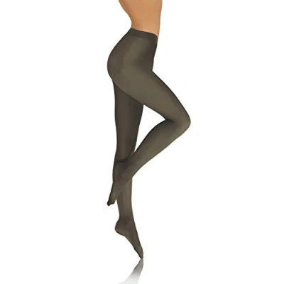 Imagen de Sesto Senso Medias Microfibra Opacas Coloridas Ropa Mujer 40 DEN Verde XL Khaki