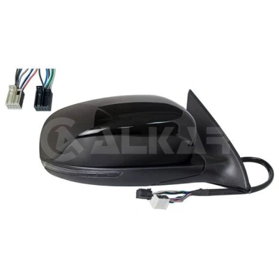 Imagen de Espejo retrovisor Alkar 9040809 derecha imprimado eléctrico calefactable, convexo, con iluminación ambiental para dirección izquierda/derecha