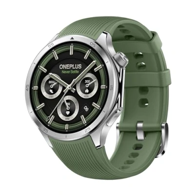 Imagen de OnePlus Watch 3 Plata (Correa Silicona Verde)