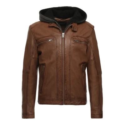 Imagen de Oakwood Drink Chaqueta de cuero, Hombre, Talla: XXL, Tan
