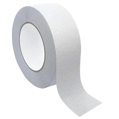 Imagen de QitinDasen 10 M X 5 cm Transparente Cinta Antideslizante, de Seguridad Antideslizante Autoadhesiva, para Interior y Exterior (1 Rollo)