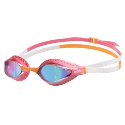 Imagen de ARENA Gafas de natación unisex Racing Gear Goggles Air Speed Mirror 003151, color: multicolor, artículo: 109 amarillo cobre, rosa claro y naranja