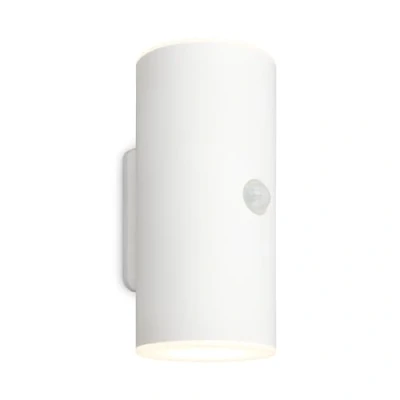 Imagen de BRILONER aplique LED batería recargable con detector de movimiento, sensor crepuscular, temporizador 20 seg., foco exterior, 15,5x7x8,5 cm (A x An Fo), blanco