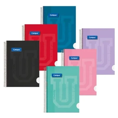 Imagen de BLOC marca CAMPUS modelo A5+ T.FORRADA 80H 90G CN4