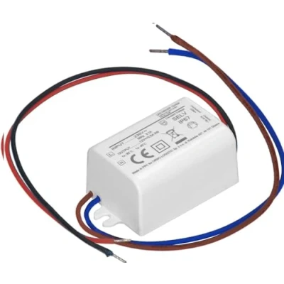Imagen de Miratic Mini Led Transformador 12V DC 6 W, Fuente de Alimentación IP67 y Protección contra Cortocircuitos Sobrecargas Montaje: Empotrado Pequeño