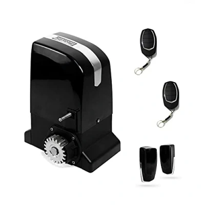 Imagen de KIT Motor corredera Motorline Slide 800 Kg, para automatizar puertas y cancelas correderas de uso residencial, parking, garaje, cochera, alta calidad con 2 mandos seguridad