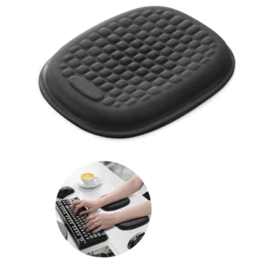 Imagen de meatanty almohadilla ergonómica para reposamuñecas, apoyabrazos y codo, alivian el dolor en computadora, reposamuñecas,soporte mouse pad escritorio(un solo paquete)
