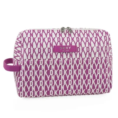 Imagen de DKNY Neceser Mujer. Maquillaje Organizador. Bolsa Aseo Viaje Grande. Mujer Maquillaje. Maquillaje., Rosa