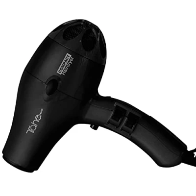Imagen de Tahe Secador de Pelo Profesional 2000W con 3 Temperaturas + Golpe Aire frío, Filtro y Protección Térmica 2 Boquillas Difusor, Color Negro