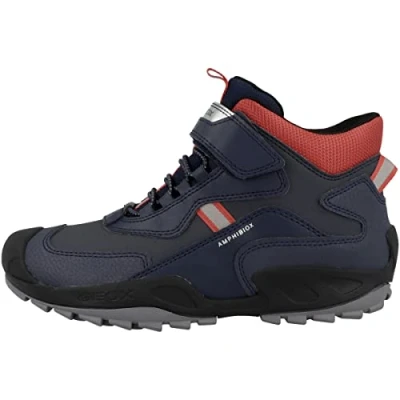 Imagen de Geox Botines con cordones para niños, Talla: 24, Blau Zapatos