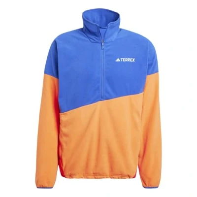 Imagen de adidas Sportswear Terrex Multi Climawarm Anorak Forro polar semi lucid blue impact orange pure ruby, Hombre, Talla: Small