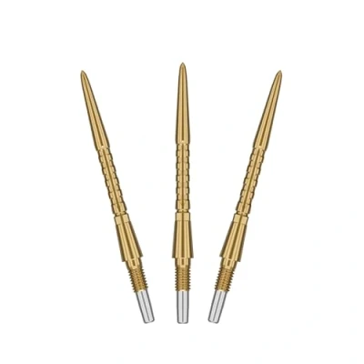 Imagen de Target Darts Swiss Point, Storm Dart Points, Surge (Paquete de 3 Puntas) 35MM Oro Cambiar Puntos Dardo, Tormenta Suizos, Accesorios Dardos Profesionales