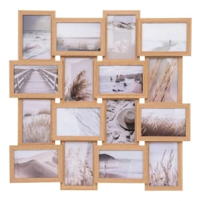 Imagen de ATMOSPHERA CREATEUR D&#039;INTERIEUR Pell mell 16 fotos de la naturaleza en panel madera MDF
