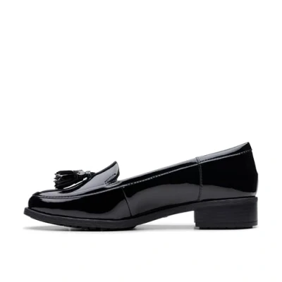 Imagen de Clarks 261787044, Mocasín Mujer, Black Pat, 37.5 EU