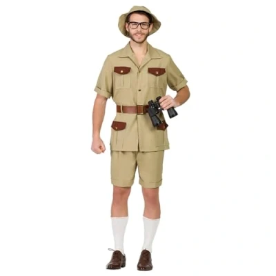 Imagen de Boland disfraz de Safari Ranger para adulto 4 piezas, fiestas temáticas o carnaval, cuidador animales