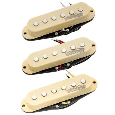 Imagen de Wilkinson High Output Cerámico Pastillas Single Coil Pickups Set para Guitarra eléctrica tipo Strat, Crema