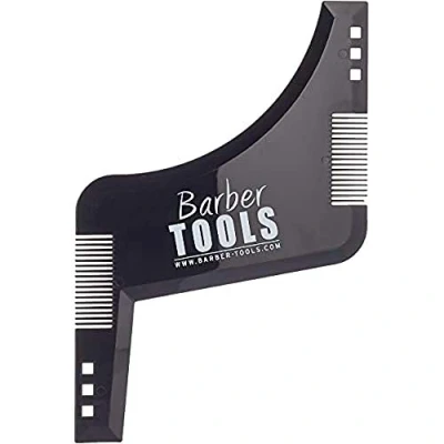 Imagen de Peine plantilla/trazador de contorno/peine guía barba. Con su sobre almacenamiento, accesorio afeitado para contorno ✮ BARBER TOOLS