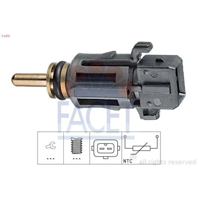 Imagen de FACET 7.3279 Sensor, temperatura del refrigerante Made in Italy OE Equivalent BMW: 3 Coupé