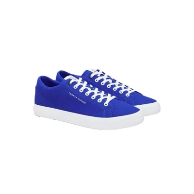 Imagen de Tommy Hilfiger Hombre Sneaker vulcanizada Core Low Canvas Zapatillas, Azul (Ultra Blue), 40 EU