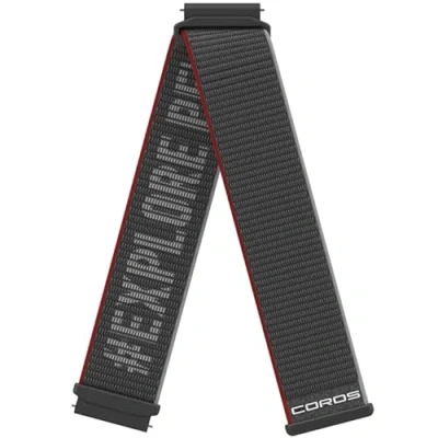 Imagen de COROS Banda de nailon 22 mm Vueva version Sólo compatible APEX 2 Pro/APEX 46mm Negro