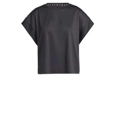 Imagen de adidas Performance Studio Camiseta deportiva Black grey six, Mujer, Talla: Large, six