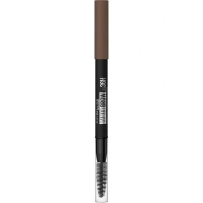 Imagen de Maybelline New York, Lápiz de Cejas Tattoo Brow 36H, rellenas y naturales, Waterproof, Tono 06 Ash Brown, 21 g