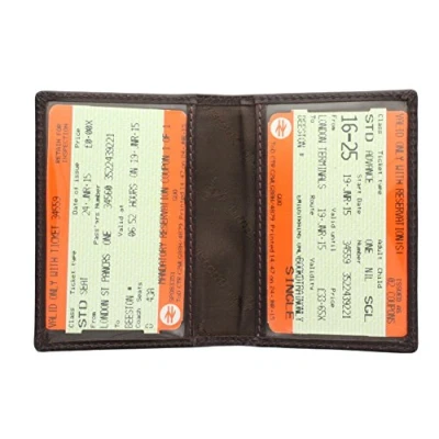 Imagen de Visconti Portatarjeta de Viaje Cuero TC1TC Chocolate