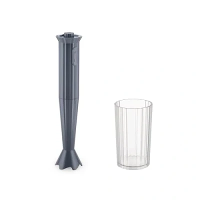 Imagen de Alessi Hand Blender Plissé 2 Settings Grey Michele de Lucchi MDL10B
