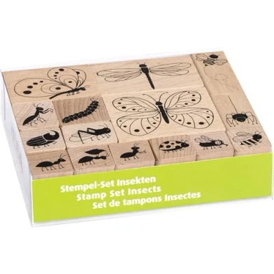 Imagen de HEYDA Juego de sellos &quot;insectos&quot;, 120 mm x 30 100