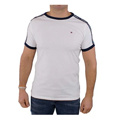 Imagen de Tommy Hilfiger TEE Camiseta de pijama, Hombre, Talla: XL, White