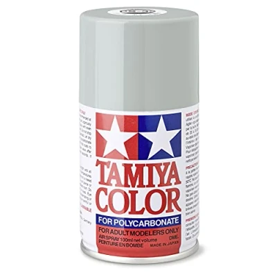 Imagen de TAMIYA 86032 PS 32 Corsa Gris Policarbonato 100 ml plástico y RC, maquetas Accesorios de Manualidades, Pinturas en Aerosol para modelismo, Color (TAM86032)