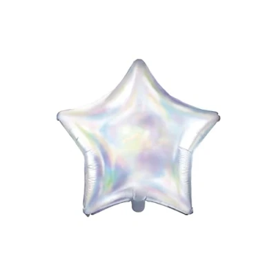 Imagen de Globo de aluminio estrella iridiscente 48 cm Colorido Talla única