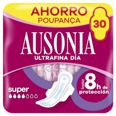 Imagen de Ausonia Ultrafina Super Compresas Con Alas 30 Unidades