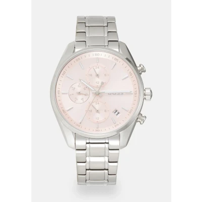 Imagen de BOSS Grand TOUR Ladies Cronógrafo silvercoloured/pink, Mujer, Talla: One Size, Silver coloured/pink