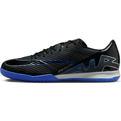 Imagen de NIKE Zoom Vapor 15 Academy IC, Zapatillas de Futsal Hombre, Negro/Cromo Hyper Royal, 38.5 EU