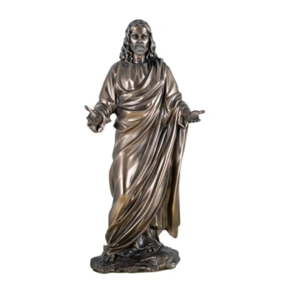 Imagen de Veronese by Joh. Vogler GmbH Jesús como un predicador Bronceado Figura Cristianismo Cruz