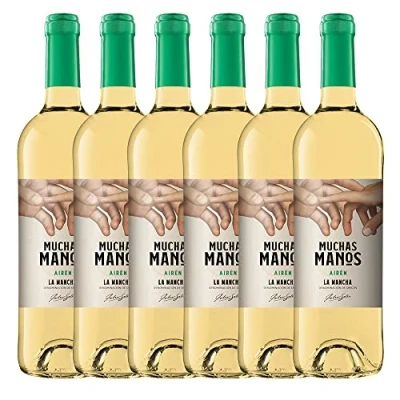 Imagen de Muchas Manos Blanco Airen, Paquete de 6 x 750 ml Total: 4500