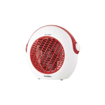 Imagen de Bastilipo TVC 2000R, Termoventilador vertical blanco/rojo, 1000/2000W, termostato