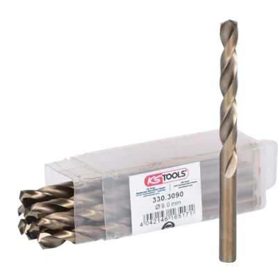 Imagen de KS TOOLS 330.3090 Taladro espiral para metal 125, 81 130 corte a derecha Metal, Madera, Plástico, Acero rápido