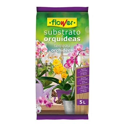 Imagen de Flower Substrato Orquídeas, 5 l, Color Marrón