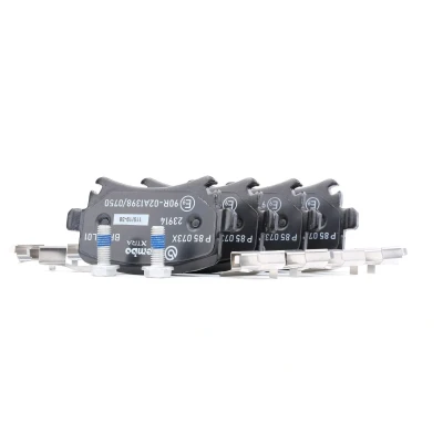 Imagen de BREMBO P 85 073X Juego de pastillas freno preparado para indicador desgaste con tornillos pinza accesorios AUDI: A4 B7 Avant norauto,