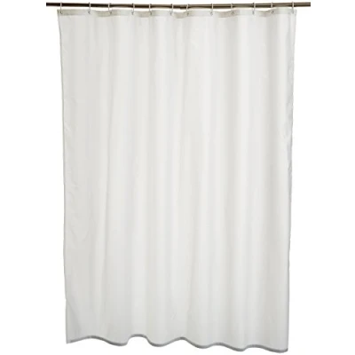 Imagen de Amazon Basics Polyester Shower Curtain, 72&#039;&#039;x72&#039;&#039;, White