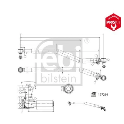 Imagen de Barra de dirección FEBI BILSTEIN 197264