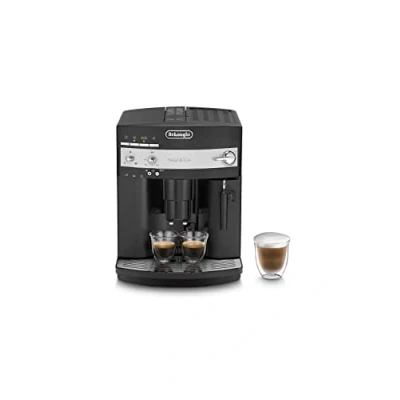 Imagen de DeLonghi Magnifica ESAM3000B Maquina de Espresso, 1350 W, 1.8 Litros, Acero Inoxidable, Negro 36x38x29cm